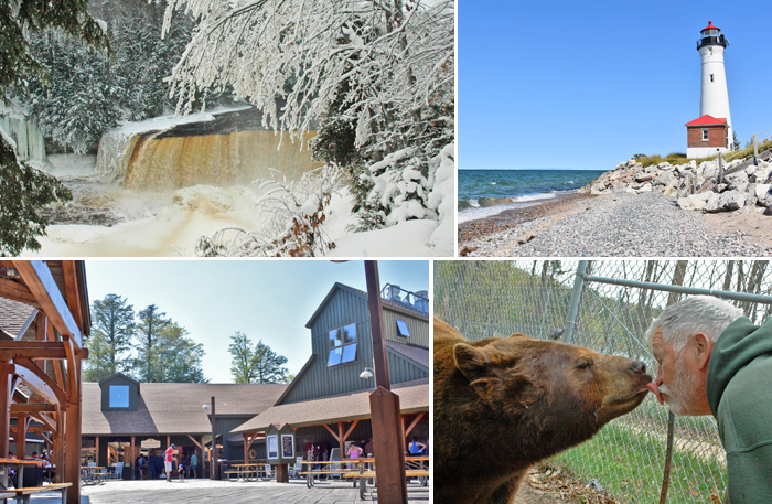 Upper Peninsula Attractions | UP Tahquamenon Falls | Oswalds Bear Ranch | Seney | Whitefish Point | Nature's Kennel
